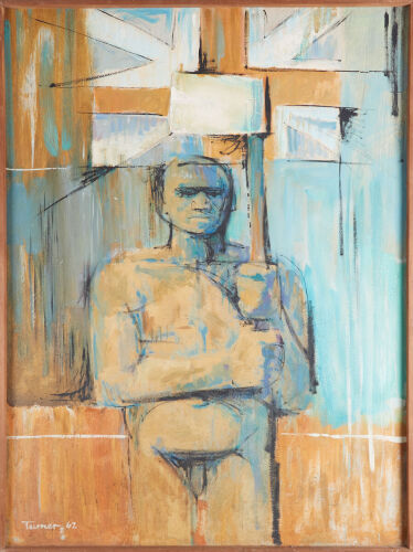 DENNIS KNIGHT TURNER Standing Figure from the Hone Heke Series