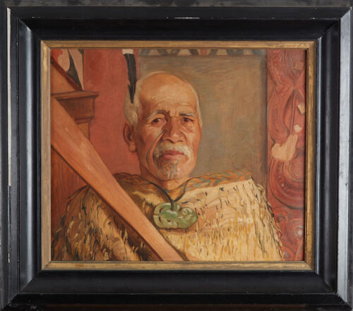 HARRY LINLEY RICHARDSON Portrait of a Maori Man