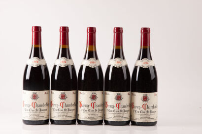 (5) 1996 Domaine Fourrier Gevrey-Chambertin 1er Cru Clos St Jacques Vieille Vignes