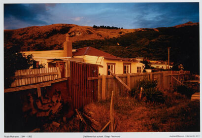 ROBIN MORRISON Settlement at Sunset, Otago Peninsular