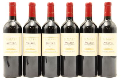 (6) 2018 Te Mata Estate 'Awatea' Cabernets Merlot, Hawke's Bay [JR17] [WE95]