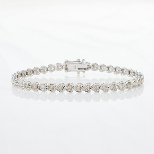 18ct White Gold Diamond Tennis Bracelet of 3.00cts Total