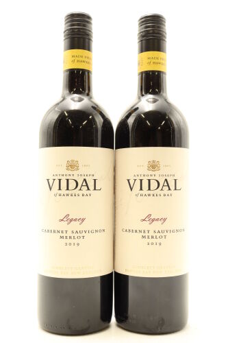 (2) 2019 Vidal Estate Legacy Cabernet Sauvignon - Merlot, Gimblett Gravels