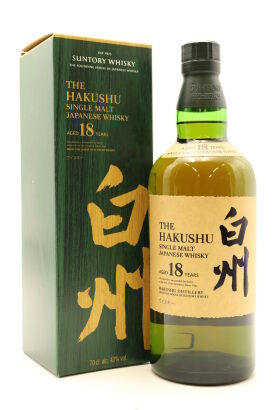 (1) The Hakushu 18 Year Old Single Malt Whisky, 43.5% ABV, 700ml (Old Edition)