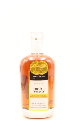 (1) Middle Mount Ginseng Whisky, New Zealand, 43% ABV 750ml