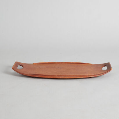 A Jens Quistgaard for Dansk Denmark Surfboard Serving Tray