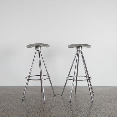 A Pair of Pepe Corts 'Jamaica' Barstools for BD Barcelona