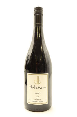 (1) 2014 De La Terre Winery Tannat, Hawke's Bay