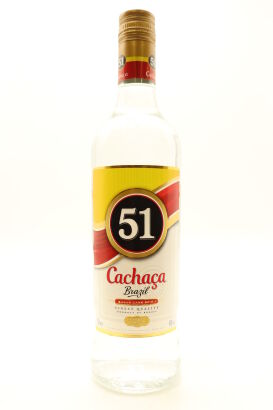 (1) Cachaca 51, 40% ABV, 700ml