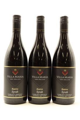 (3) 2019 Villa Maria Reserve Syrah, Gimblett Gravels