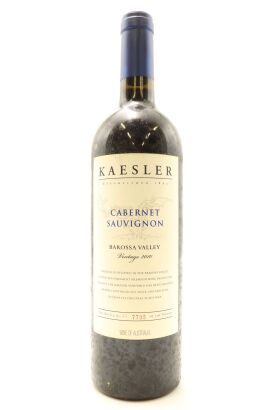 (1) 2010 Kaesler Cabernet Sauvignon, Barossa Valley