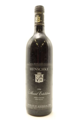 (1) 1996 Henschke Mount Edelstone Shiraz, Eden Valley [JR18] [JO95] [WS94]