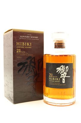 (1) Hibiki 21 Year Old Blended Japanese Whisky, 43% ABV