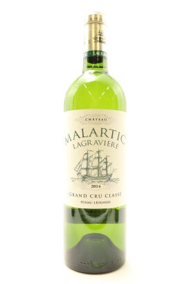 (1) 2014 Chateau Malartic Lagraviere Blanc, Pessac Leognan [JR16]