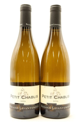 (2) 2016 Domaine Lavantureux Petit Chablis, Burgundy