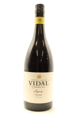 (1) 2016 Vidal Estate Legacy Syrah, Gimblett Gravels