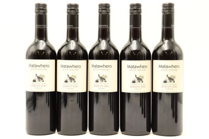 (5) 2020 Matawhero Single Vineyard Merlot, Gisborne