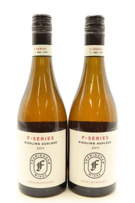 (2) 2011 Framingham F-Series Riesling Auslese, Marlborough, 500ml