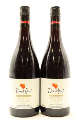 (2) 2011 Desert Heart Spencer Block Pinot Noir, Central Otago