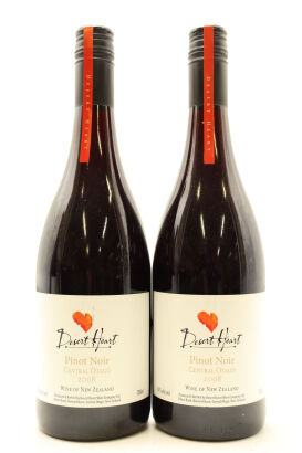 (2) 2008 Desert Heart Pinot Noir, Central Otago