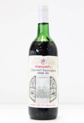 (1) 1970 McWilliams Cabernet Sauvignon (Tom McDonald)