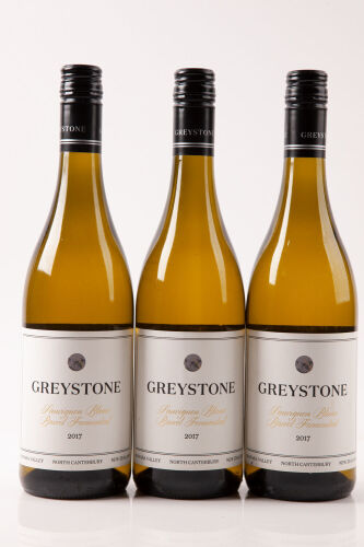 (3) 2017 Greystone Barrel Fermented Sauvignon Blanc, Waipara