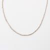 18ct White Gold, 58cm Diamond Necklace of 2.91cts Total
