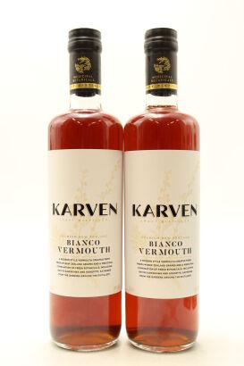 (2) Karven Bianco Vermouth, New Zealand, 18% ABV, 500ml