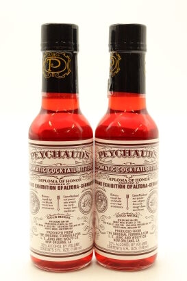 (2) Peychaud's Aromatic Cocktail Bitter, Louisian, 35% ABV, 148ml