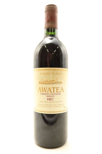 (1) 1987 Te Mata Estate Awatea Cabernets Merlot, Hawke's Bay