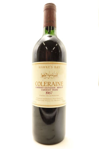 (1) 1987 Te Mata Estate Coleraine, Hawke's Bay