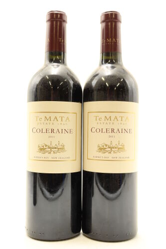(2) 2011 Te Mata Estate Coleraine, Hawke's Bay [BC95]
