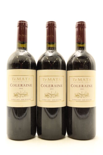 (3) 2010 Te Mata Estate Coleraine, Hawke's Bay [BC97]