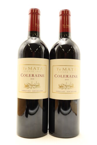 (2) 2018 Te Mata Estate Coleraine, Hawke's Bay