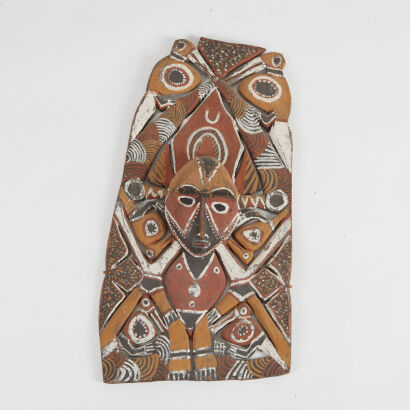 A Wood Carved Board, Papua New Guinea