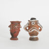 A Pair of Miniature Damarou Sago Pots, Aibom Village, Papua New Guinea