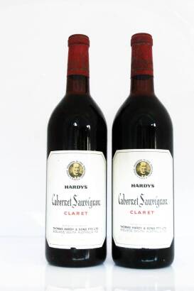 (2) 1970 Hardy's Cabernet Sauvignon