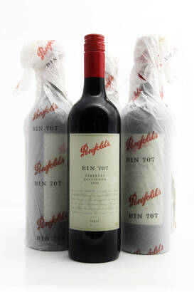 (6) 2008 Penfolds Bin 707 Cabernet Sauvignon