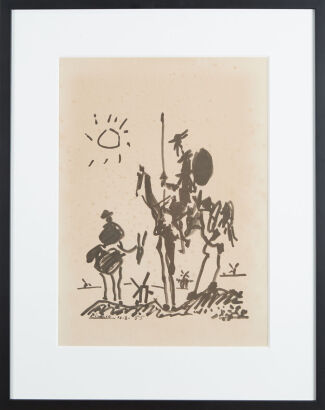 AFTER PABLO PICASSO Don Quixote