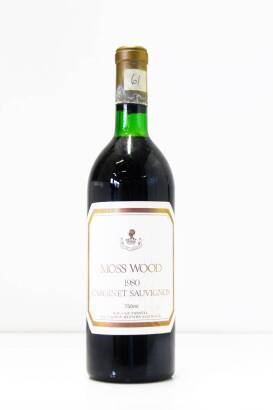 (1) 1980 Mosswood Cabernet Sauvignon