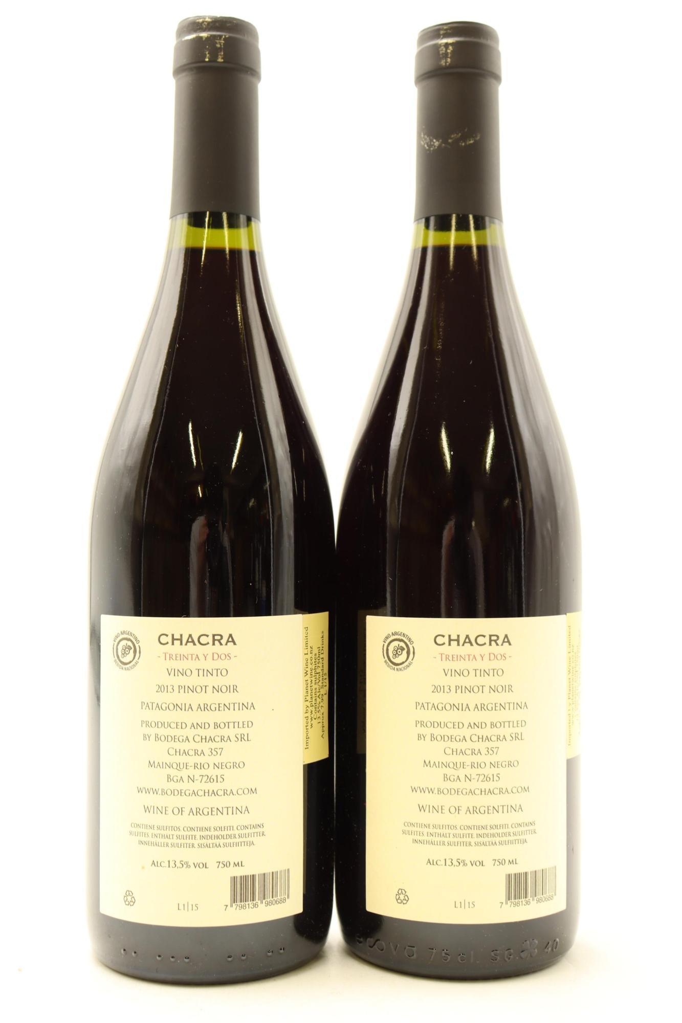 Bodega Chacra, 32 Pinot Noir Red Wine