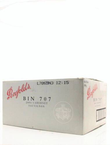 (6) 2004 Penfolds Bin 707 Cabernet Sauvignon