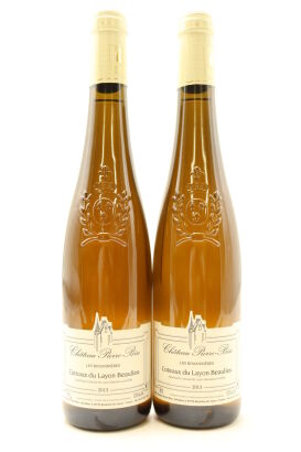 (2) 2013 Chateau Pierre-Bise Coteaux du Layon Beaulieu Les Rouannieres, Loire, 500ml