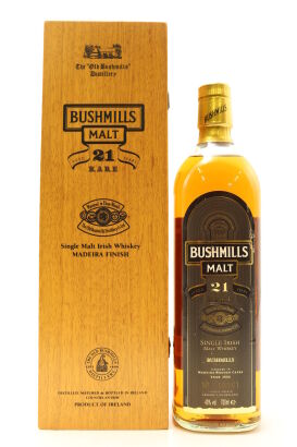 (1) Bushmills 21 year old Madeira Finish 2006 Release, 40% ABV