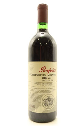 (1) 1991 Penfolds Bin 707 Cabernet Sauvignon, South Australia