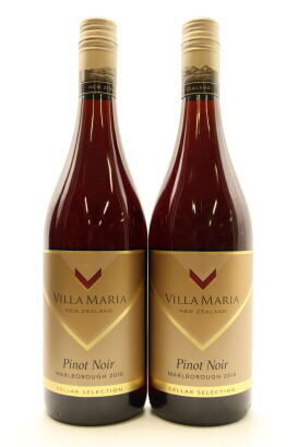 (2) 2018 Villa Maria Cellar Selection Pinot Noir, Marlborough