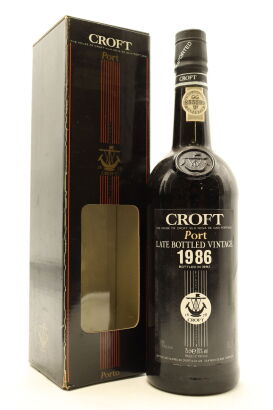 (1) 1986 Croft Late Bottled Vintage Port, Portugal