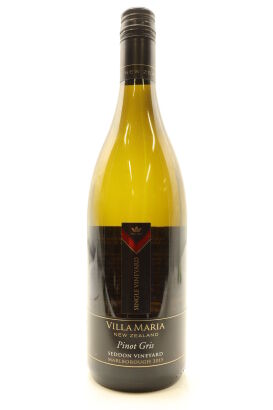 (1) 2015 Villa Maria Single Vineyard Seddon Pinot Gris, Marlborough