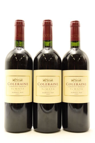 (3) 1997 Te Mata Estate Coleraine, Hawke's Bay