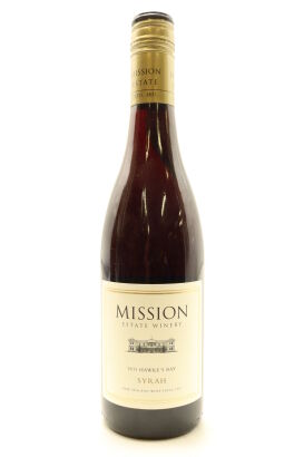 (1) 2011 Mission Estate Winery Syrah, Hawke's Bay, 500ml